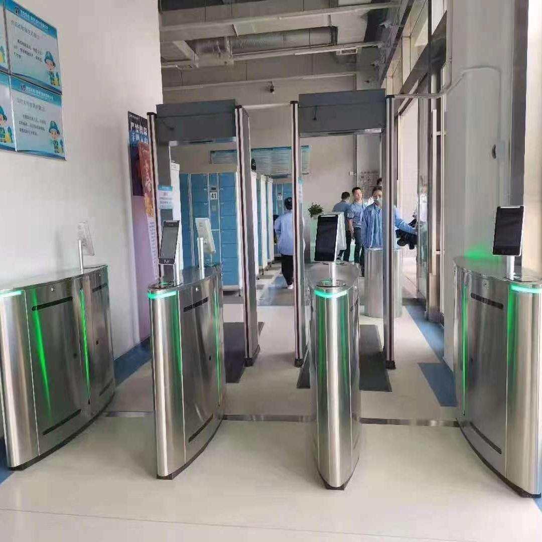 无尘车间ESD静电测试门禁联网系统 人行通道摆闸翼闸平移闸带阻值