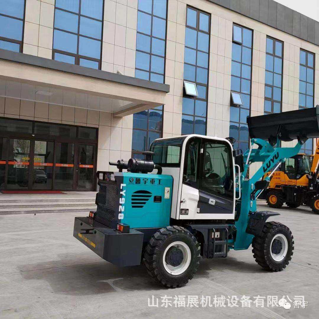 小型铲车装载机 四驱20型建筑工程装载机 液压抓木机抓草机