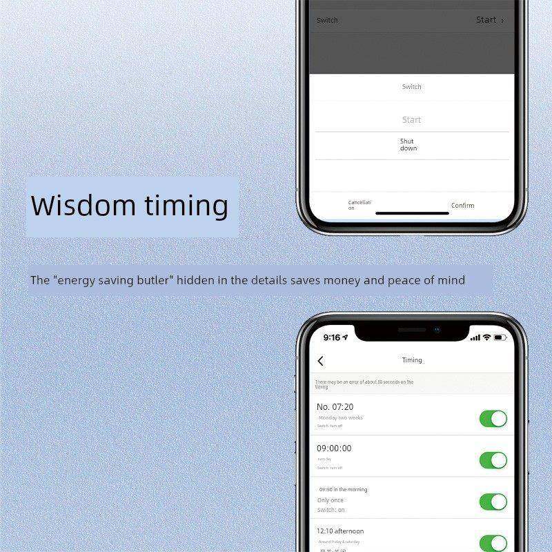智能wifi中央空调控制器远程定时温控器水机风机盘管自动开关面板