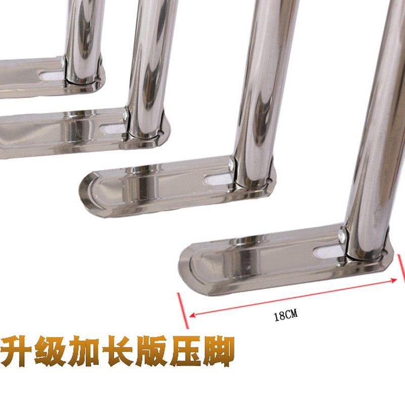 升级版蚊帐不锈钢加厚压脚式免打孔三开门绑带老式二用1.5床1.8m