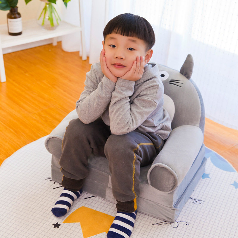 新款卡通儿童学沙发宝宝坐坐椅婴幼儿毛绒玩具小垫蜘蛛侠