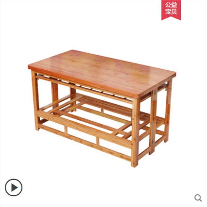 冬火桌长方形家用烤季多功能取暖桌茶体一几加大折叠实木烤火架子
