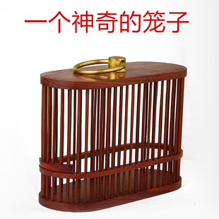 高档蝈蝈笼蚂蚱笼高蛐笼扎嘴笼子蟋蟀笼子蛐档红木各类鸣虫爬虫笼