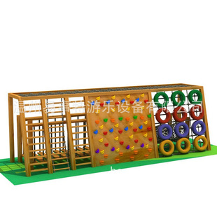 幼儿园滑梯攀爬网架爬网儿童攀爬攀岩幼儿园攀岩游乐设施木制滑梯