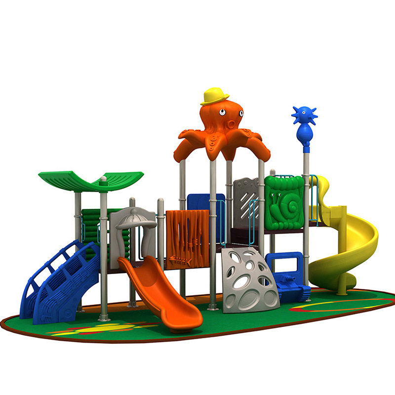 新款幼儿园大型室外组合滑梯 儿童户外游乐设备 塑料玩具小博士