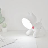 新款 Janpim小狗夜灯卡通创意USB充电小夜灯三挡LED调光桌面台灯