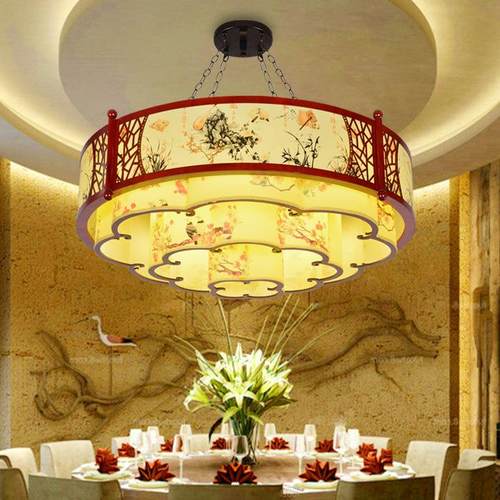 现代中式大吊灯客厅卧室餐厅吸顶灯仿古茶楼酒店工程创意灯具新款