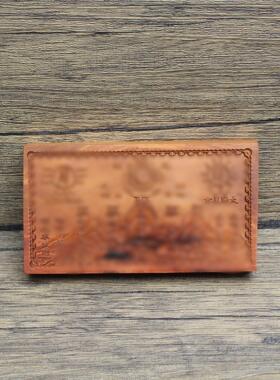 雷击枣木山海镇摆件玄关门头摆件浮雕道家法器把玩手把件木质工艺