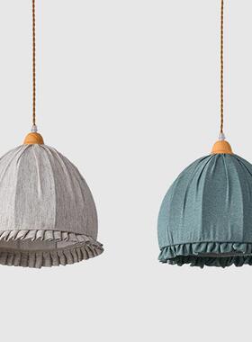 casa法式中古吊灯北欧ins风布艺设计艺术造型灯具卧室灯客厅主灯