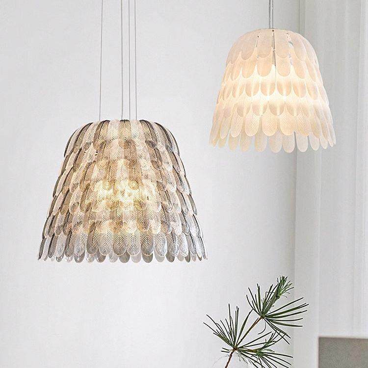 新款羽毛餐厅吊灯创意个性现代设计师奶油风饭桌灯卧室书房样板房,家装灯饰光源,智能吊灯,淘宝优惠券,粉丝福利购,淘宝优惠卷