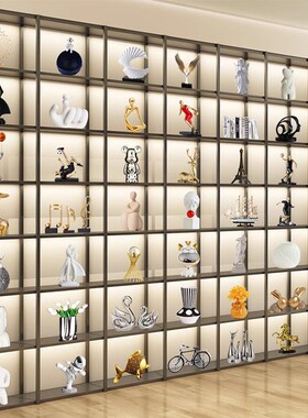 创意高档酒柜装饰摆件家居客厅办公室玻璃柜超市陈列摆设