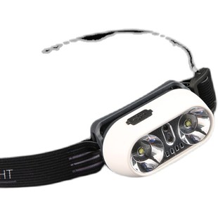 LED头灯超量可充电头戴s式强光感应特亮手电筒小型便捷式夜钓鱼灯