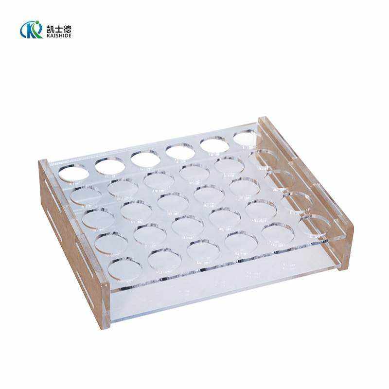 透明玻璃瓶样品展示架收纳盒螺口样品瓶实验室化工棕色展示瓶带盖