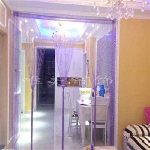 新款2023线帘隔断n帘浪漫珠帘屏风挂式吊帘子卧室窗帘客厅装饰隔