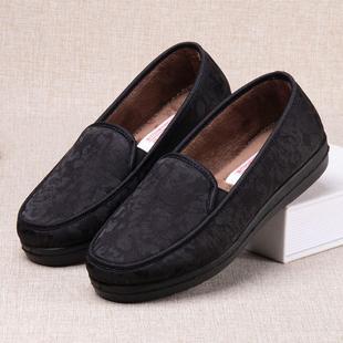 中老年人舒适保暖妈妈奶奶鞋 老北京布鞋 加绒老人二棉鞋 秋冬季 女款