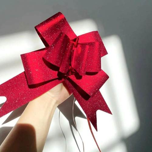 婚车拉花结婚丝带彩带礼物盒结嫁妆绑带装饰汽车门把手喜被子