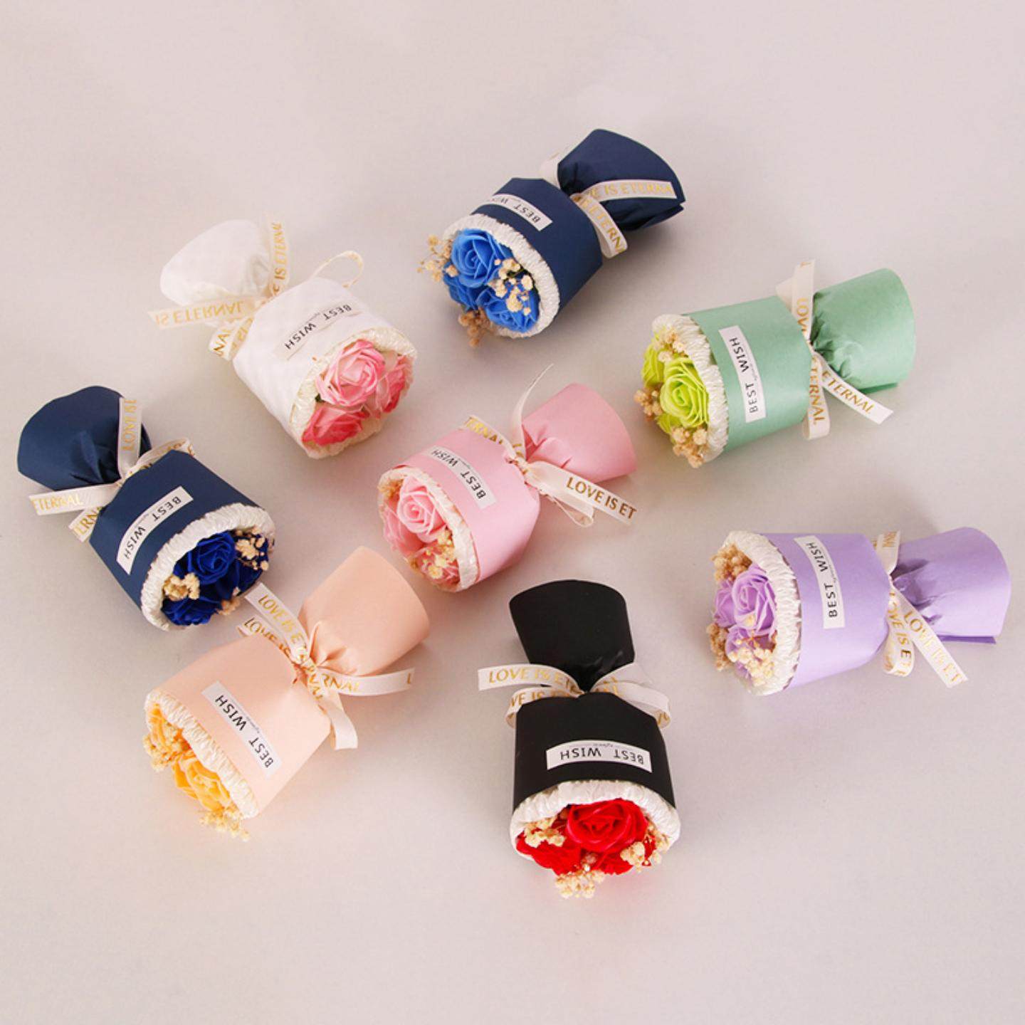 永生花干花小花束情人节送女友见面约会口袋香皂玫瑰花束,节庆用品/礼品,香皂花,淘宝优惠券,粉丝福利购,淘宝优惠卷