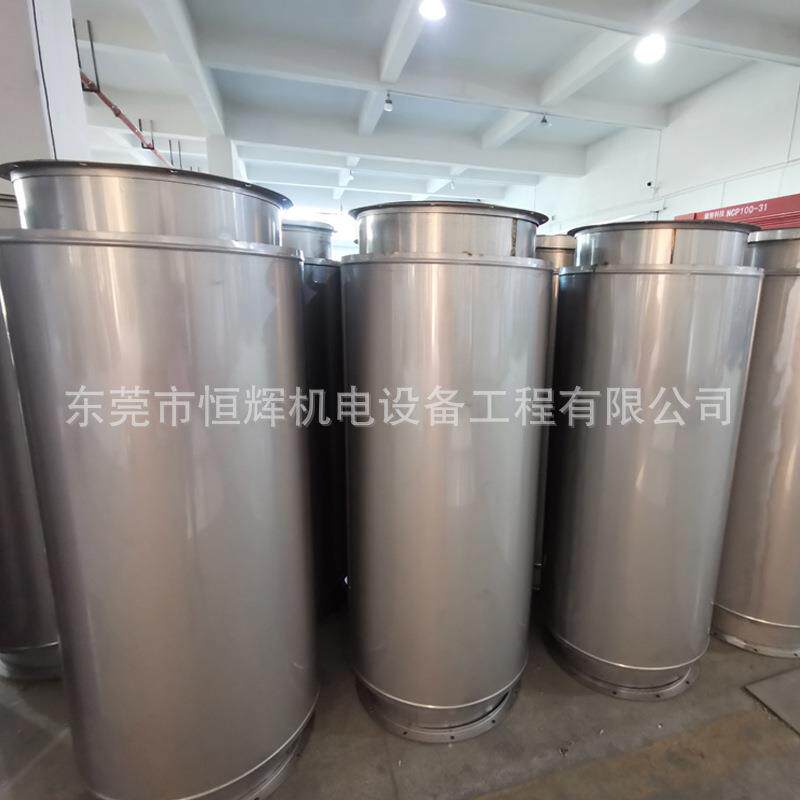 大功率柴油机排气管消声器双层不锈钢风管恒辉厂制