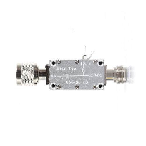 Bias Tee 10MHz-6GHz N头 射频馈电器 射频隔直器 偏置器 馈电