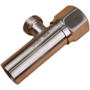 ZQ304不锈钢角阀 热水器内丝三角阀冷热水家用4分加厚止水阀八字