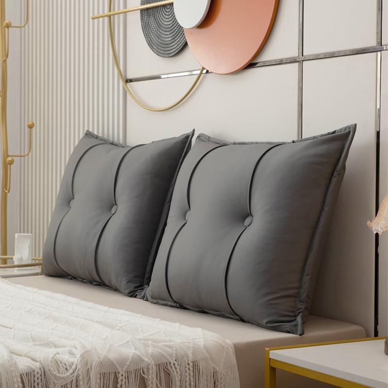 可拆洗简约科技布床头靠垫床上大靠背靠枕背榻榻米软包卧室抱枕