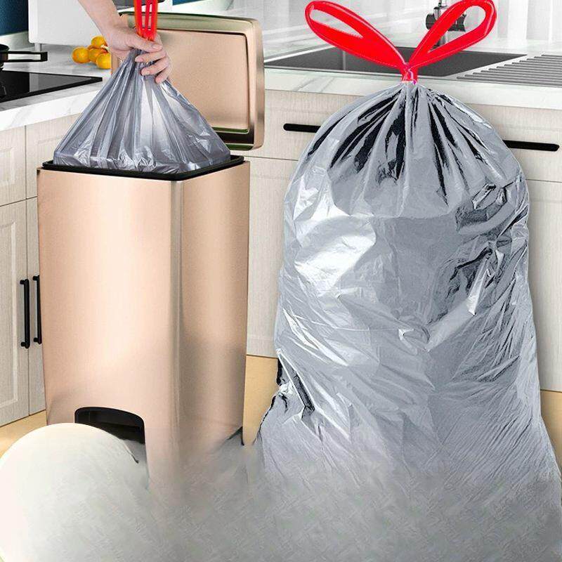 垃圾袋大号抽绳自动收口50x60加厚20L家用厨余手提式30L40L50