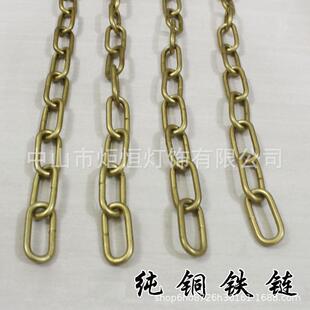 纯铜全铜吊链防锈大型水晶吊灯复仿古酒店工程灯饰灯具配件D