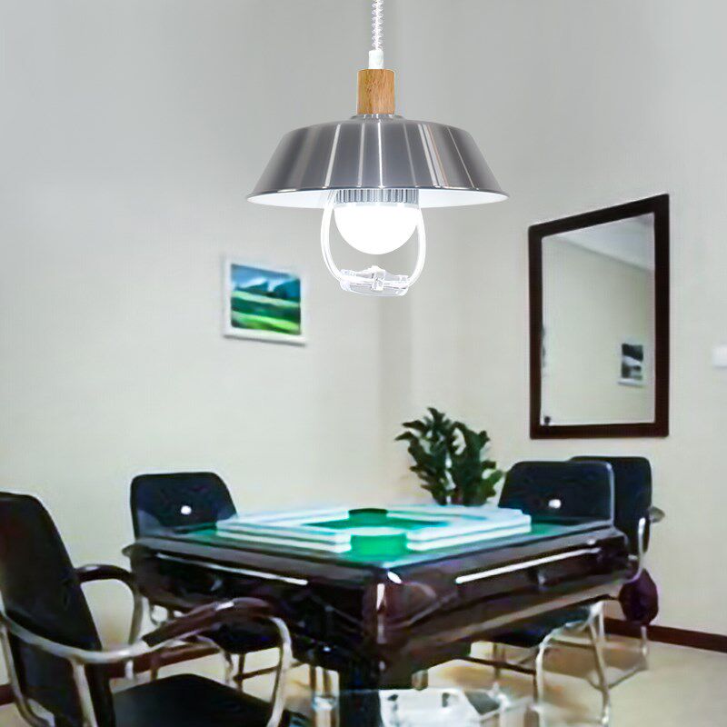 麻将灯升降吊灯棋牌室伸缩灯简约餐厅拉伸灯卧室床头书房小吊灯