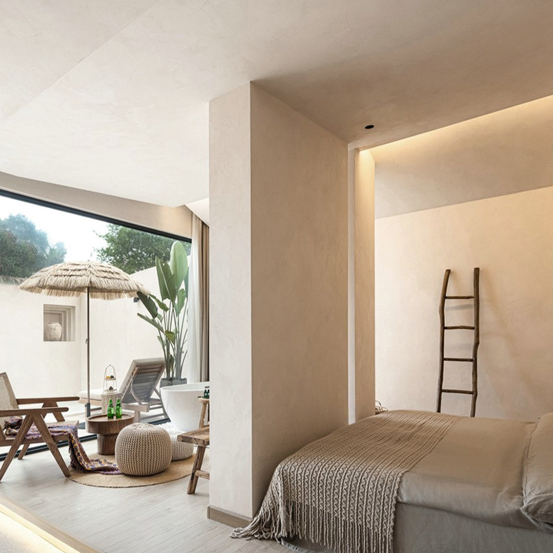 慕凯风微水泥漆艺术涂料肌理漆侘寂风墙面涂料室内外墙地面一体漆