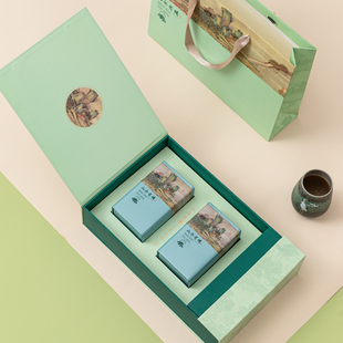 2022春茶新款通用茶叶包装盒空礼盒罐绿茶龙井茶碧螺春礼盒装空盒