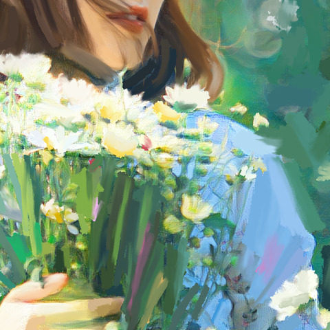 上品印画定制 照片变油画人像风景情礼照定制创意侣物装饰挂画