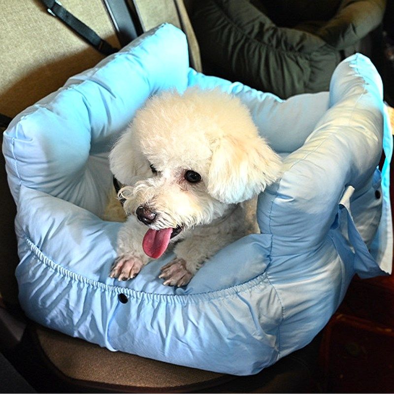 宠狗狗车车载狗窝中小犬副驾驶泰迪安全座椅坐物外出车载垫可拆洗