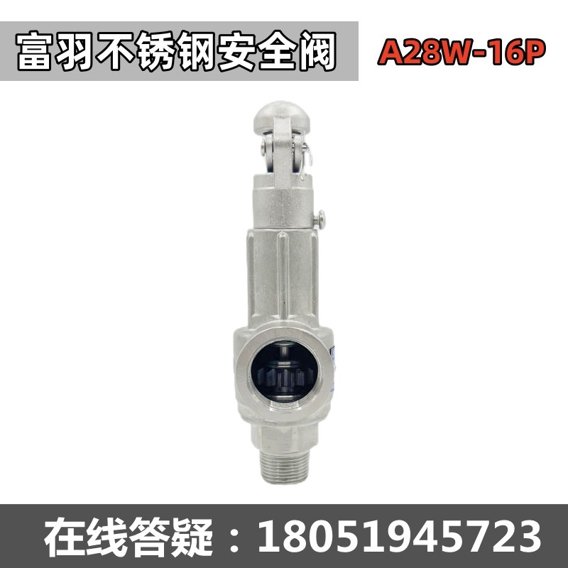浙江不锈钢安全阀全启式A28W-16P蒸汽发生器锅炉灭菌锅蒸汽