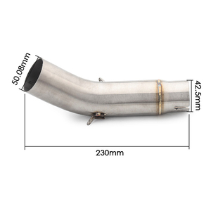 1SXR600/750/G000大中小RK5K6K7K8K9改装不锈托中段弯管摩钢跑车