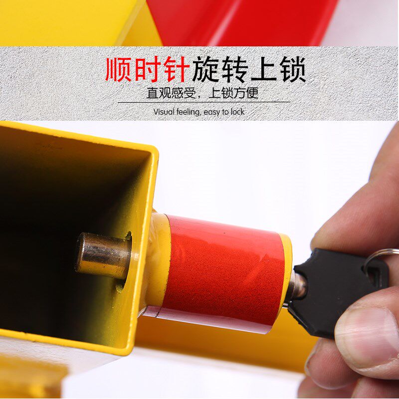 汽车轮胎锁车器车轮锁加厚夹子式业盗锁物防牛角锁通用轮毂锁车锁