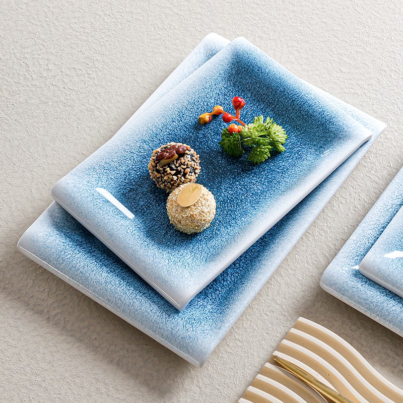 五毫密胺餐具仿瓷餐盘平盘塑料长方形菜盘商用酒店饭店炒菜凉菜盘