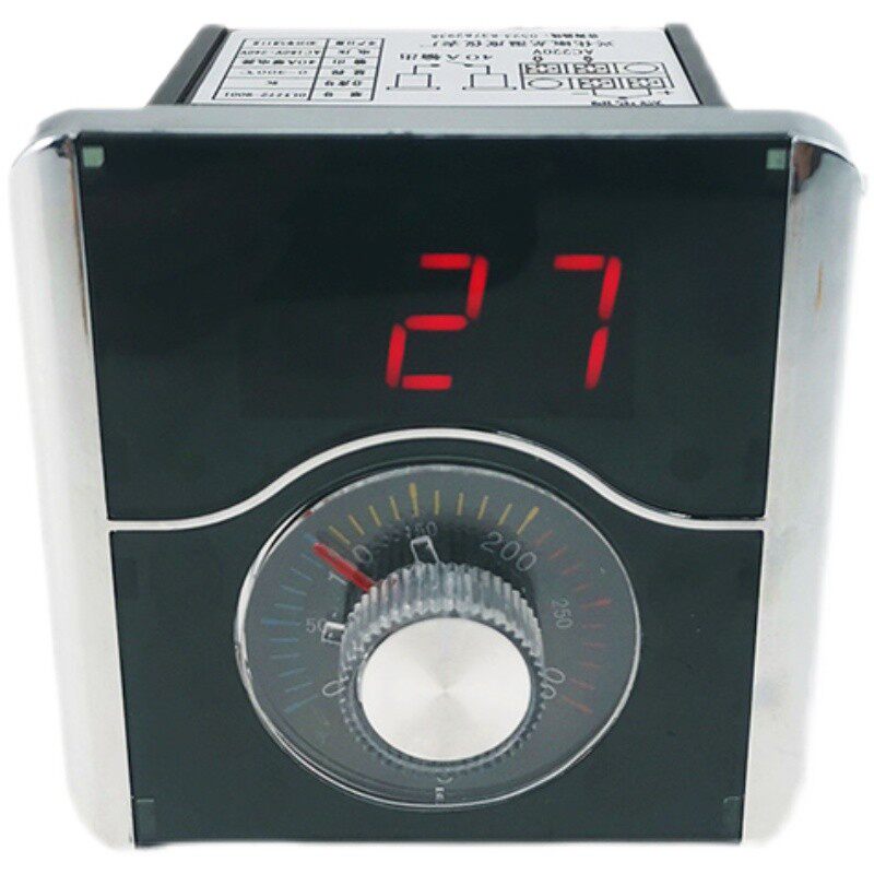 12V220v380V控温表器燃气烤饼机炉电饼档温控表烤饼锅温度表 配件