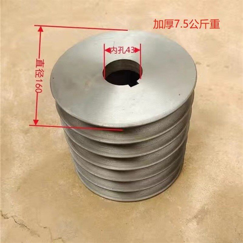 刮粪机配件自动转角轮五槽六槽八槽绳轮轴承链条整全套