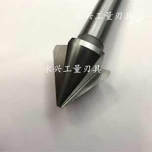 白钢锥柄倒角刀/倒角器16 25 31 35 40 50 60 70 80*90度三刃单刃
