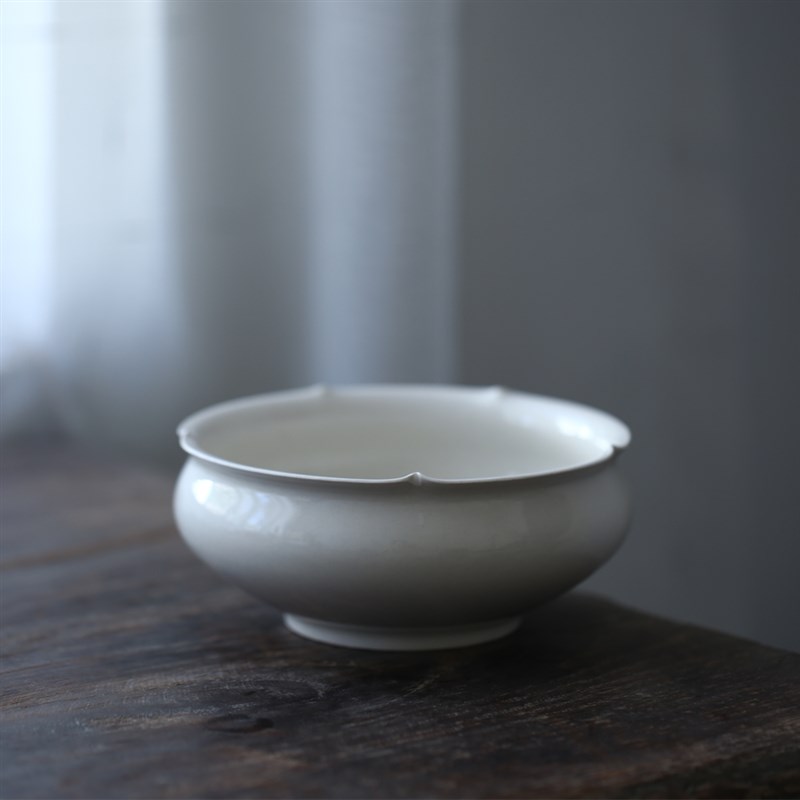元无 清浅 中式仿宋陶瓷手作建水 渣斗 水洗水盂茶道茶席茶具配件