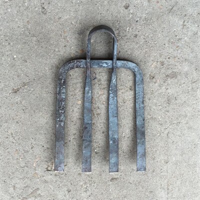 Y-JIAN手工锻打农具四齿钉耙耙子铁耙农用长柄松土铁耙子种地工具