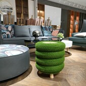 高阁君圈圈凳猫爬架小型猫跳台猫抓柱猫树一体猫窝人猫共用家具