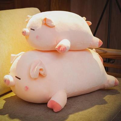 可爱猪猪公仔毛绒玩具趴趴猪玩偶布娃娃男生款抱枕床上睡觉超软女