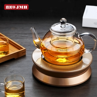 茶壶套装家用电磁炉煮茶泡茶壶玻璃过滤泡茶加厚耐热玻璃烧茶壶