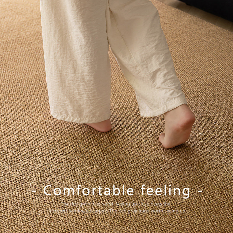 仿剑麻客厅地毯2024新款高级免洗可擦大面积全铺摄影棚卧室地垫,居家布艺,地毯,淘宝优惠券,粉丝福利购,淘宝优惠卷