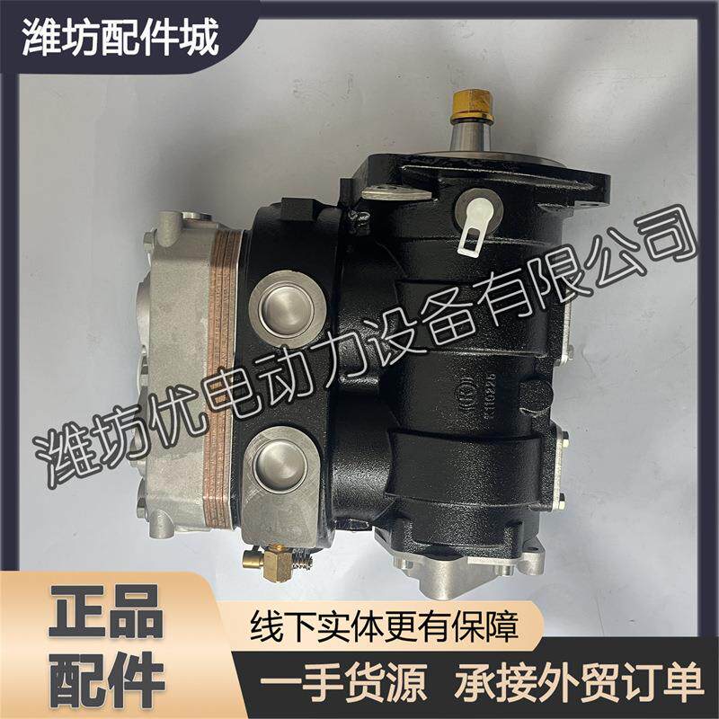 潍柴动力WP17G770E302柴油发动机打气泵812700130001空压机总成