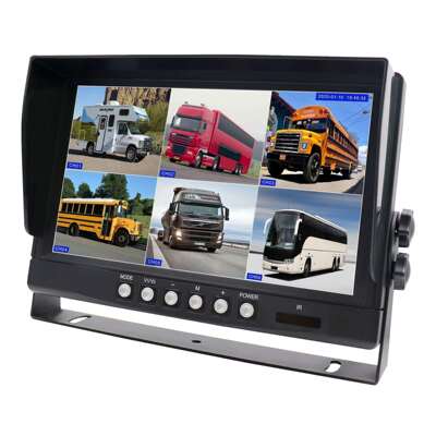 DC9-36V9寸 AHD 1080P高清车载显示器,8路分割显示