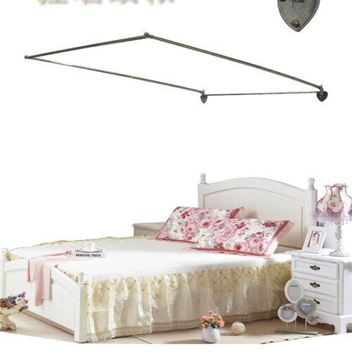 挂墙蚊帐不锈钢支架打孔