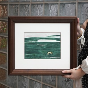 中古复古实木画框定制相框装裱油画外框空框镜框唐卡丝巾版画国画