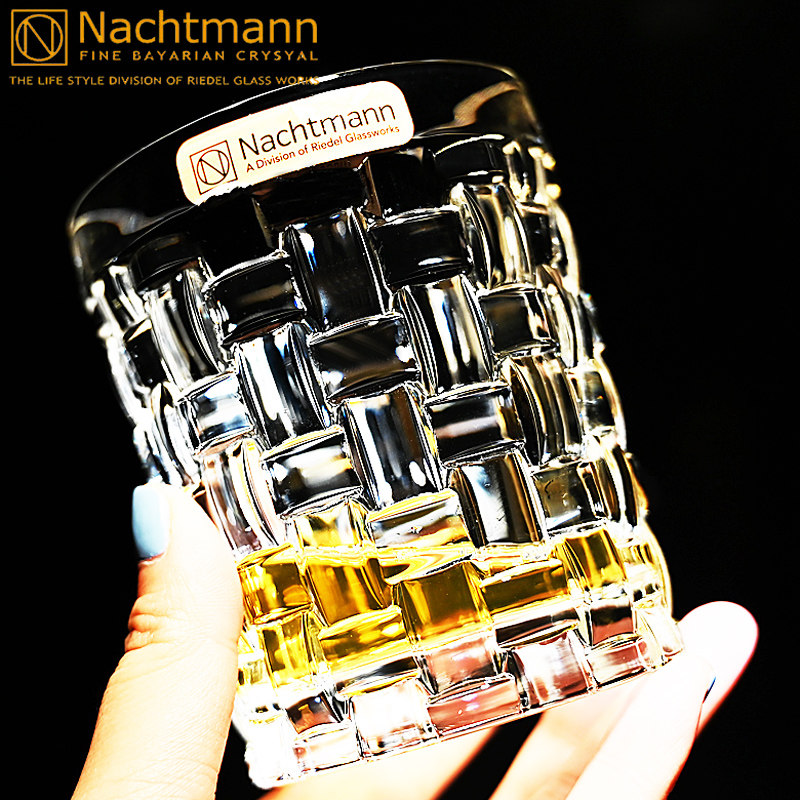 德国进口水晶玻璃洋酒杯啤酒杯威士忌杯耐热水杯家用饮料果汁杯子